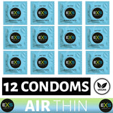 12X EXS Air Thin Condoms Male Condom